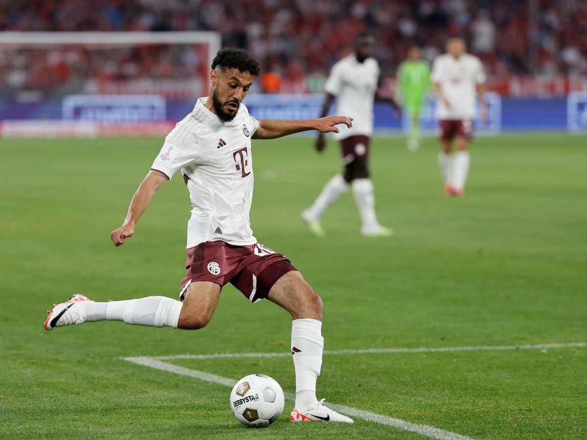 Mazraoui in Bayern training ahead of Istanbul game