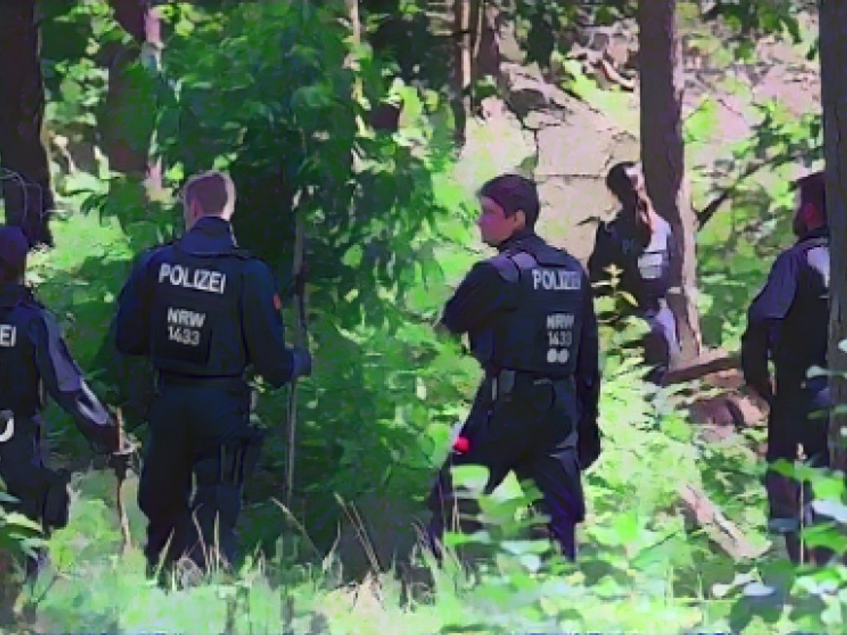Nach dem Verschwinden der Rentnerin durchsuchte die Polizei mehrere Wälder