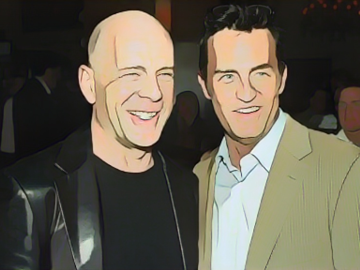 Bruce Willis und Matthew Perry standen für mehrere Filme gemeinsam vor der Kamera