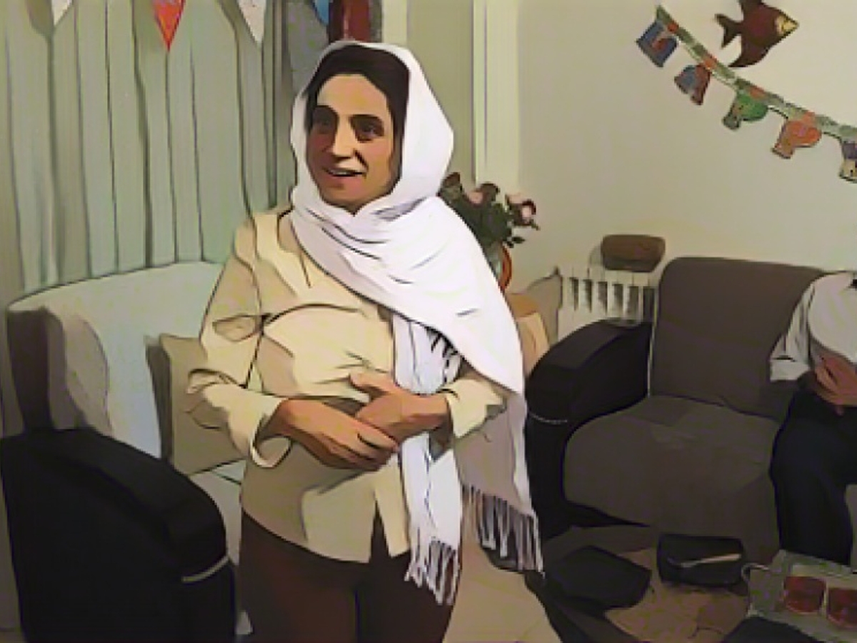 Фото из более счастливых времен: адвокат Насрин Сотудех борется за права женщин в Иране - за защиту в суде обвиняемой протестантки она была приговорена к десятилетиям тюрьмы и 148 ударам плетью