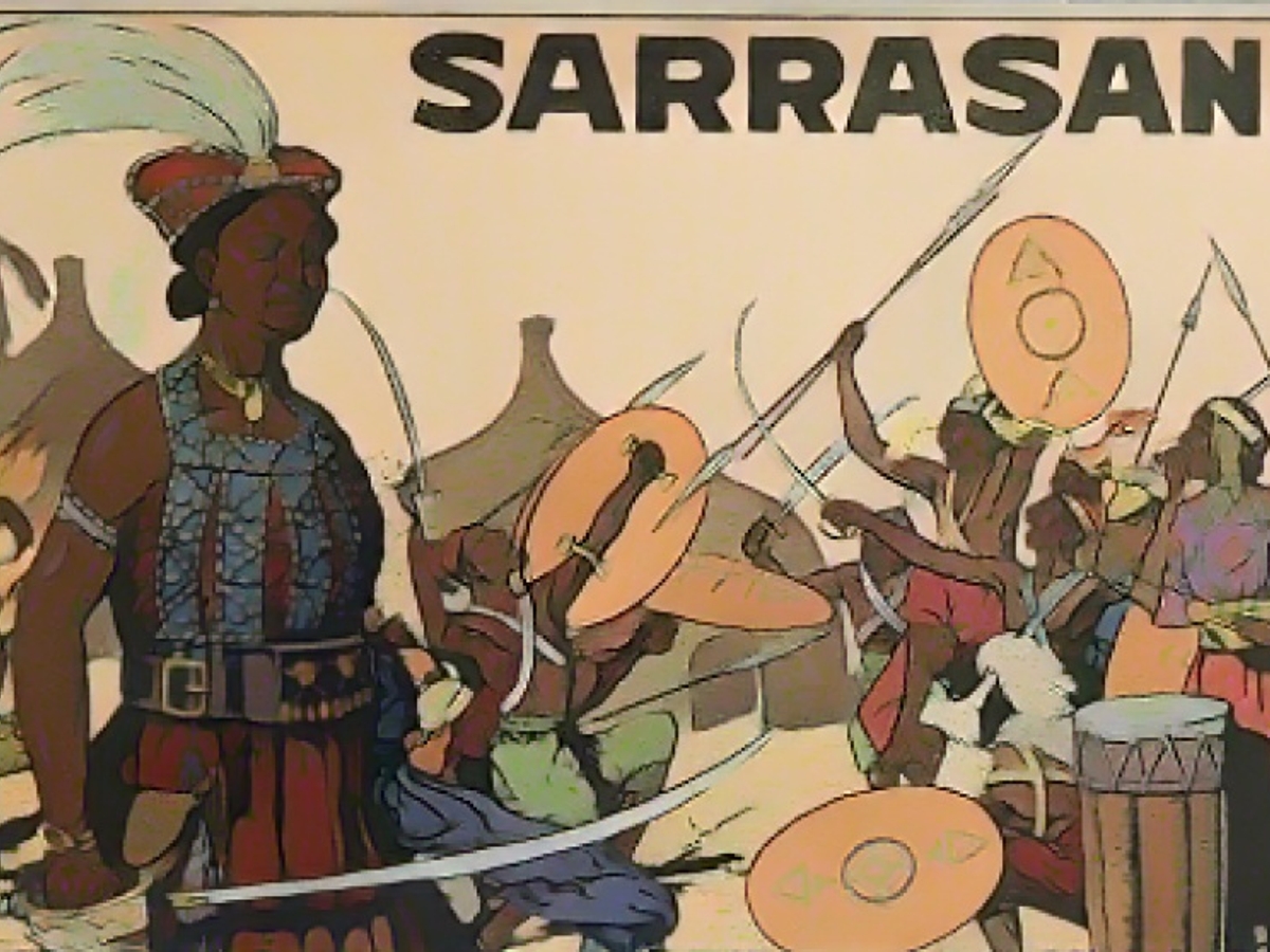 Цирк Саррасани показывал на своем ринге индейские племена, а также множество африканцев