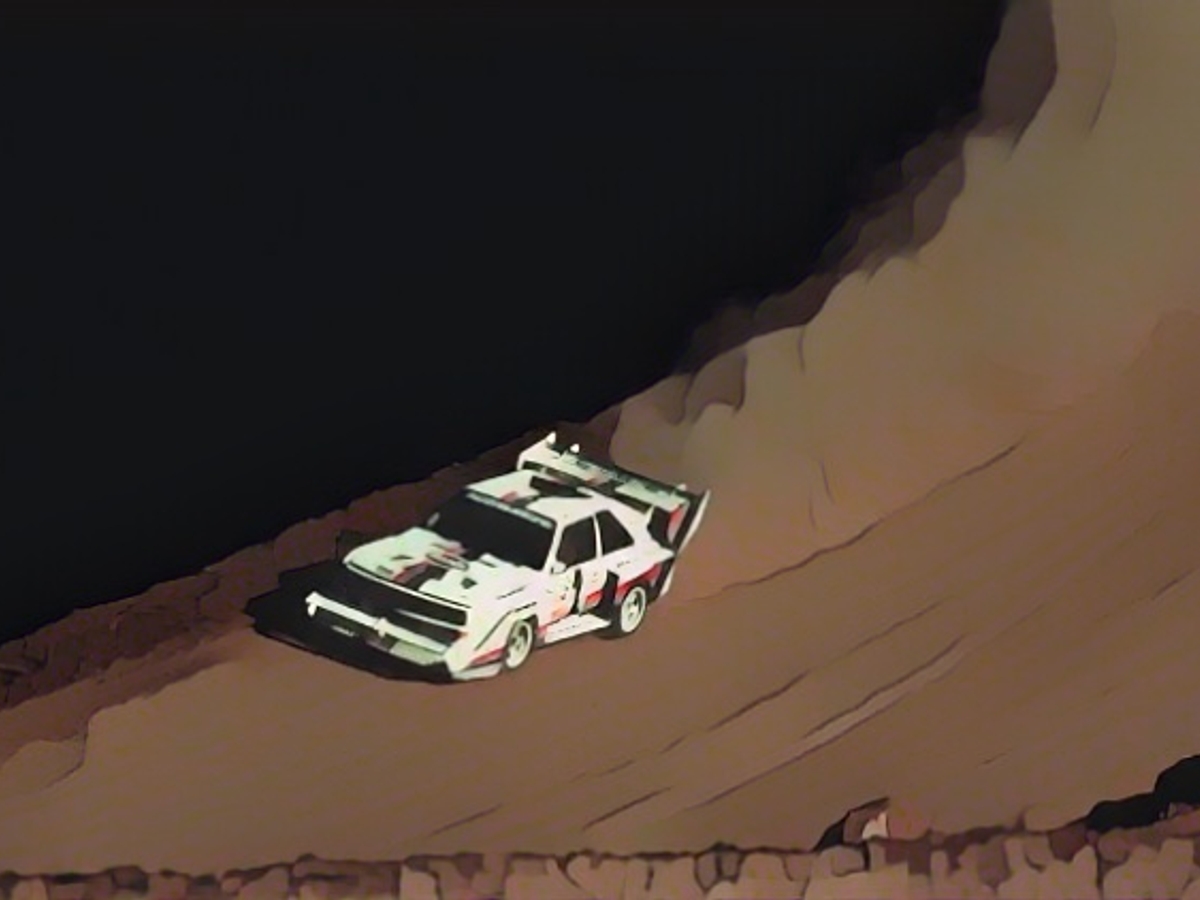 Röhrl was also the first driver to drive the 440 kW/598 hp car up the 4,301-meter-high Pikes Peak in 1987 in 10:47 minutes.