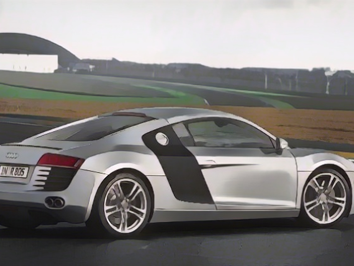 V10 power in mid-engine design characterizes the Audi R8 hypercar, which has been built in two generations since 2006.