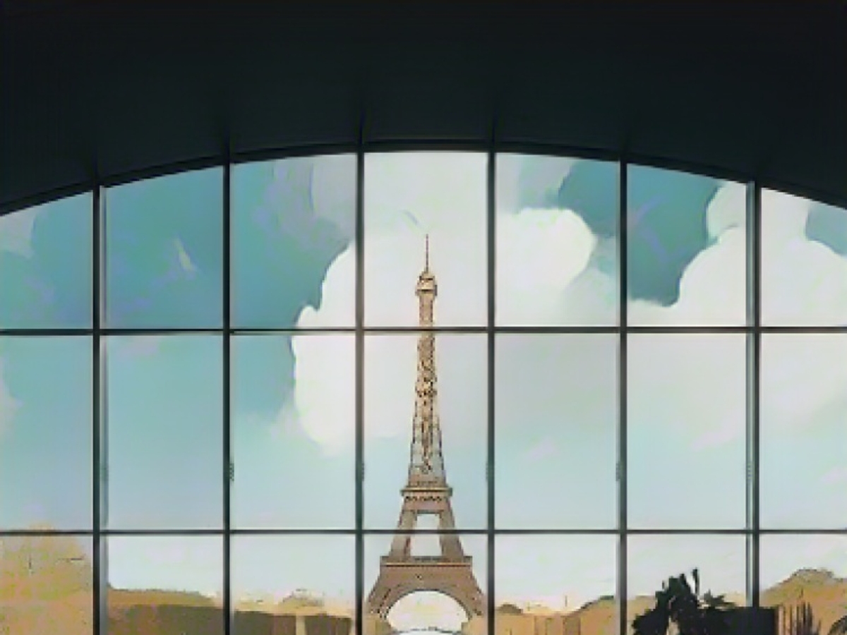 Сфотографирована миллионы раз: Эйфелева башня. Посетители сайта Paris Photo всегда могут бросить на нее взгляд и сфотографировать.