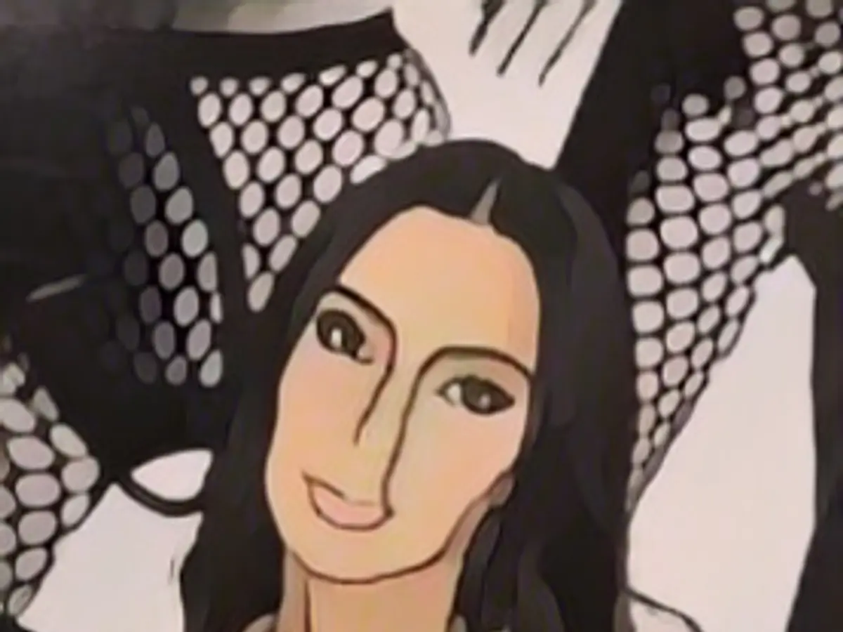 Kim Kardashian was also a guest of Leo's extravagant party