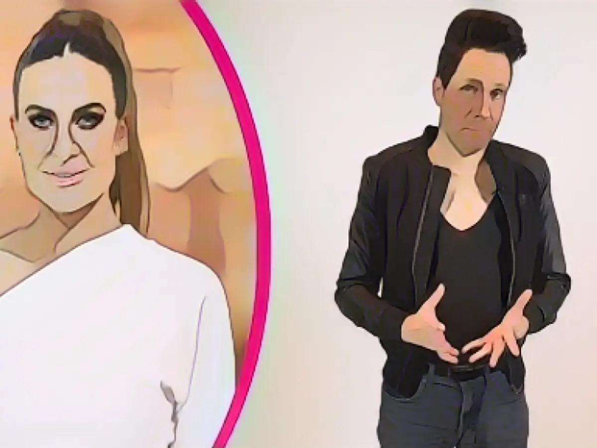 Charlotte Würdig goza com a piada do guru de Olli