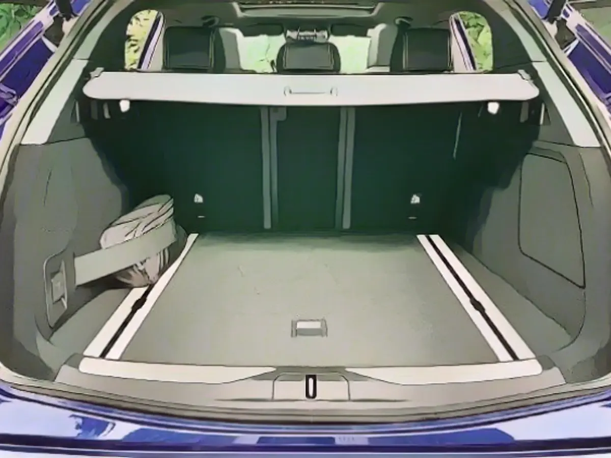 Изящный Maserati - это маленькая вьючная лошадка. Ведь в заднем отсеке можно разместить 1600 литров багажа.