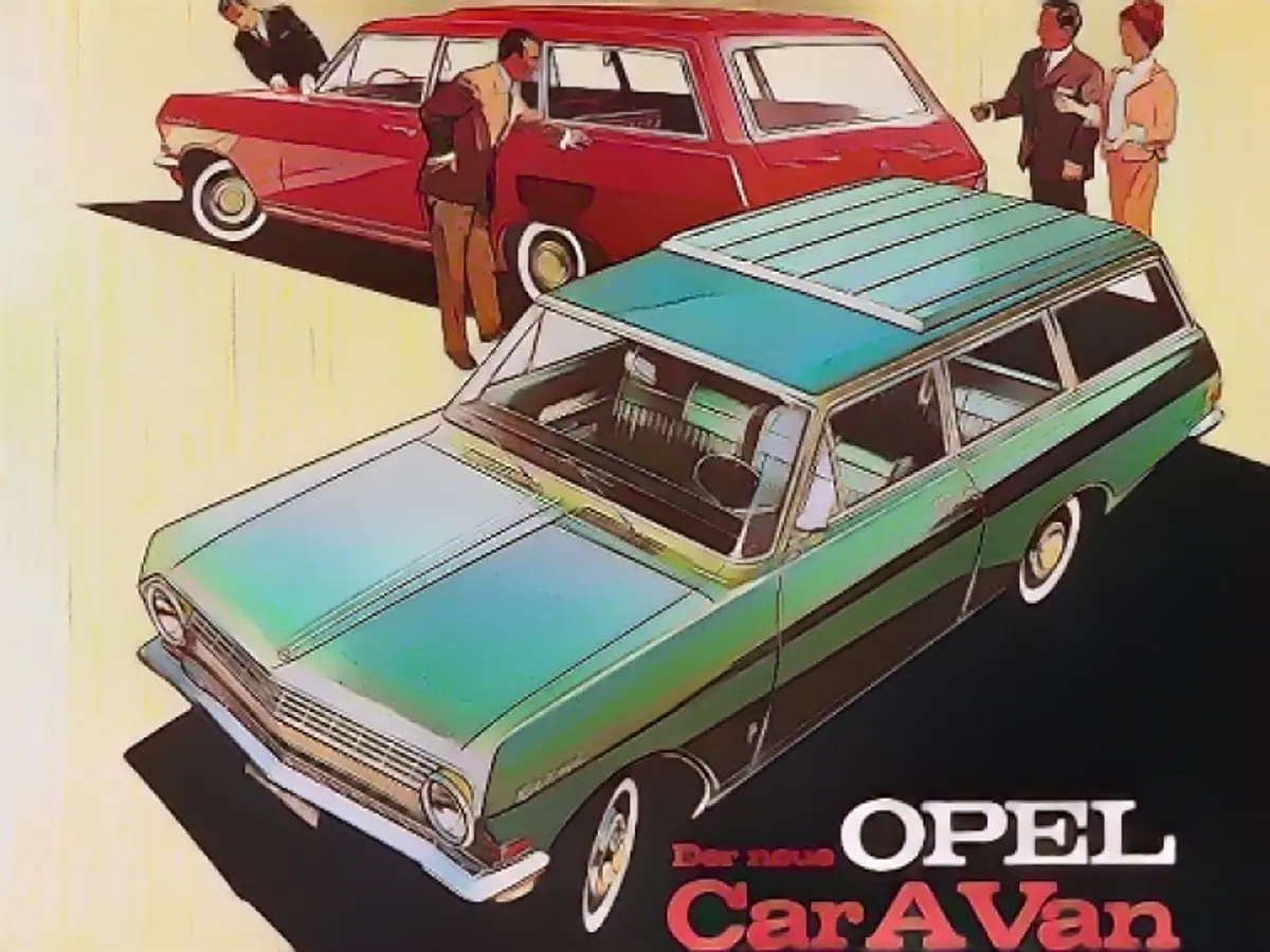 The station wagon was called a Caravan back then.