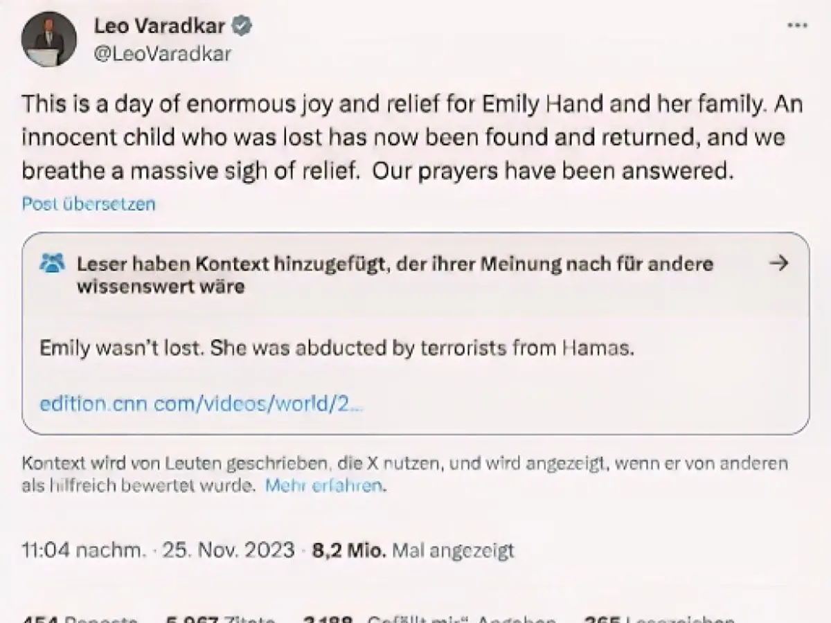 The controversial tweet from the Irish Prime Minister