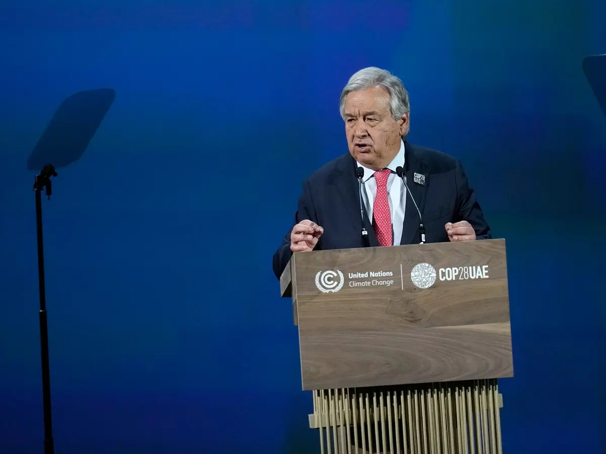 Antonio Guterres emphasized the importance of climate protection.