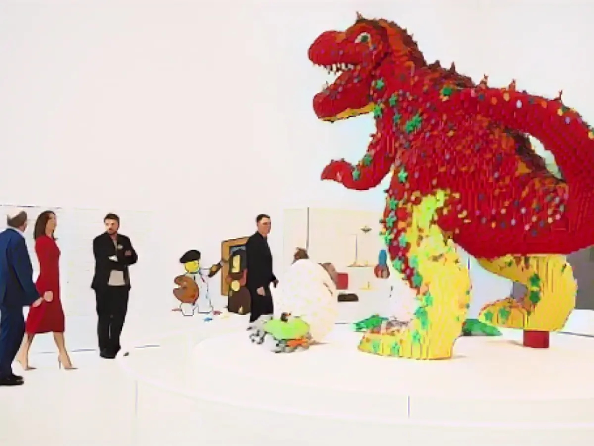 : Now the dream has become a reality. The LEGO house is home to two exhibition areas and four play areas -- each zone is based on four different colors. It's an interactive, fun space.
