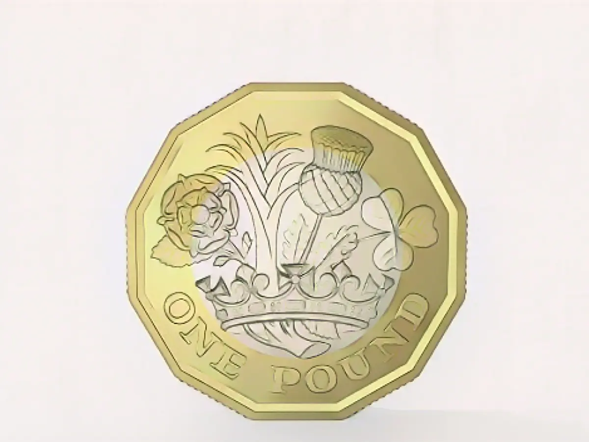 Die „Rückseite“ der neuen 1-Pfund-Münze wurde vom britischen Teenager David Pearce entworfen.