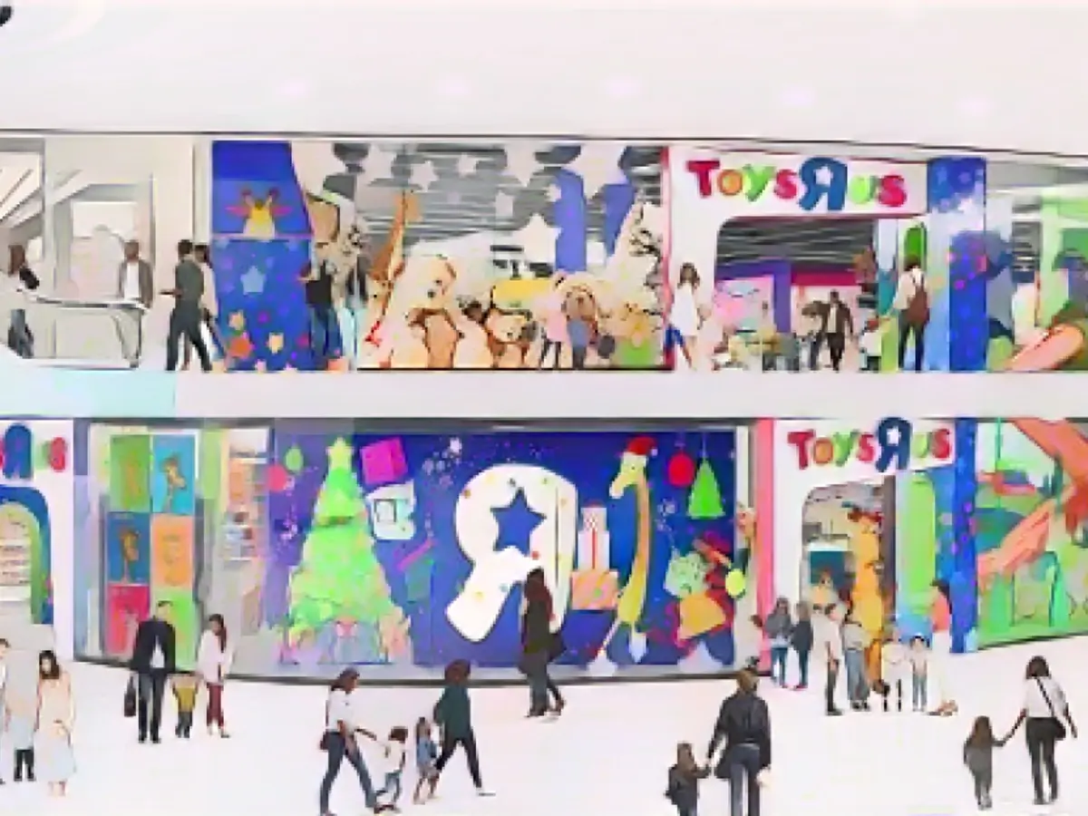Renderings des kommenden Toys R Us American Dream Stores in New Jersey.