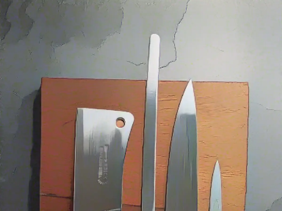 Bu kadar güzel bıçakları bir çekmecede saklayamazsınız.