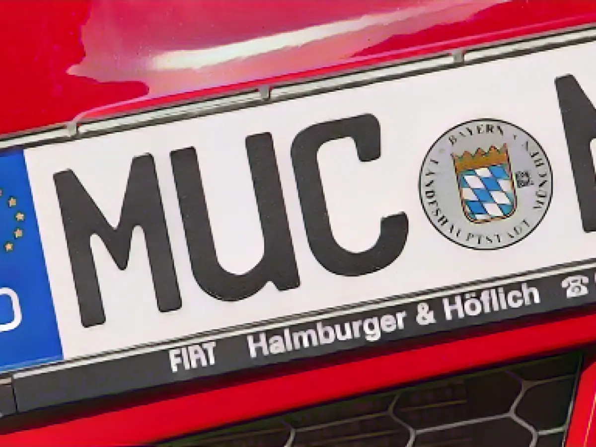 New license plate for Munich - drivers should be creative