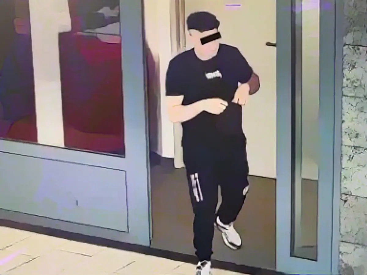 Firas A. was filmed by surveillance cameras before the assault on the elderly woman