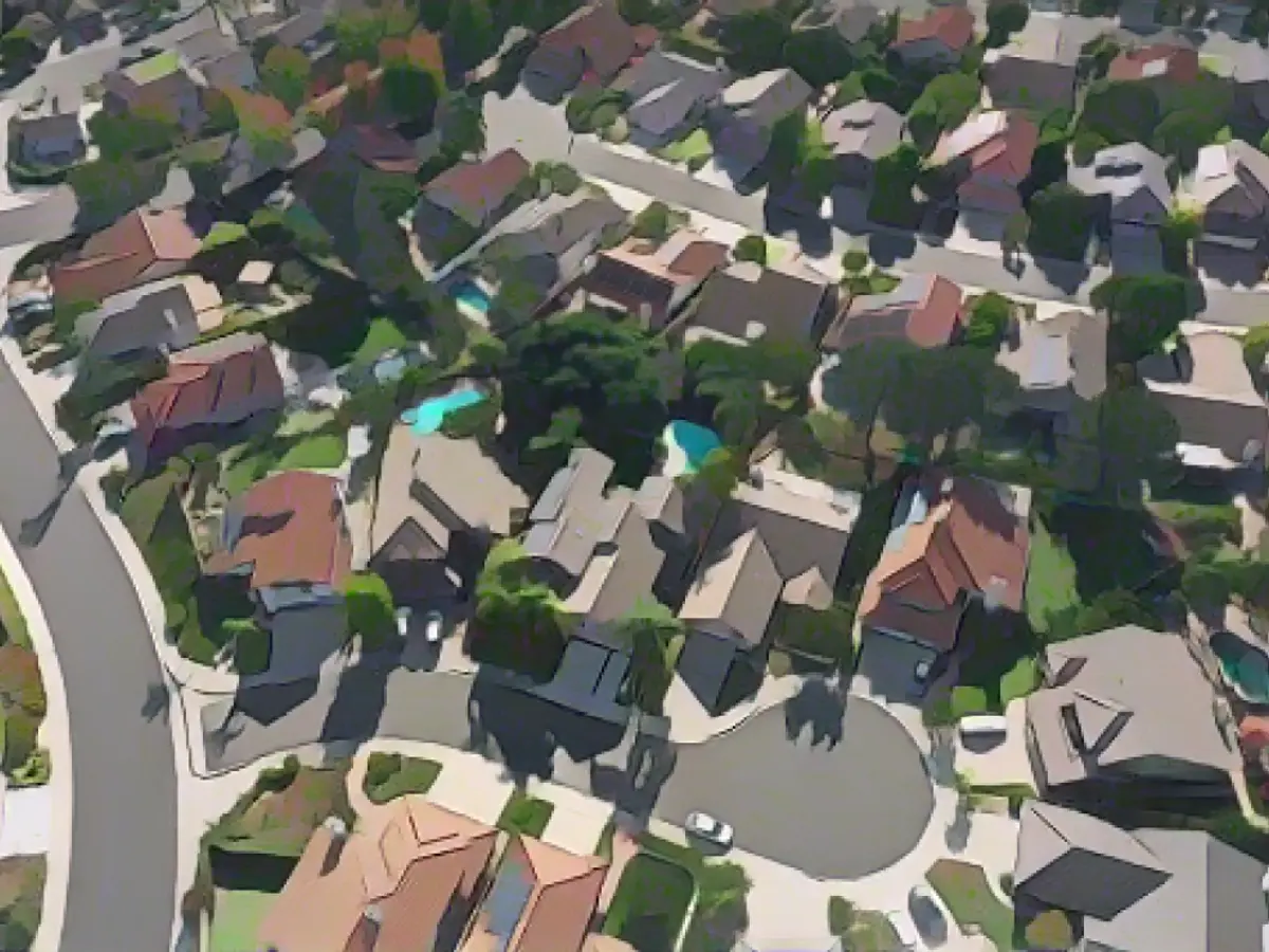 Auf diesem Luftbild, das am 1. September 2020 in San Diego, Kalifornien, aufgenommen wurde, sind Einfamilienhäuser zu sehen.