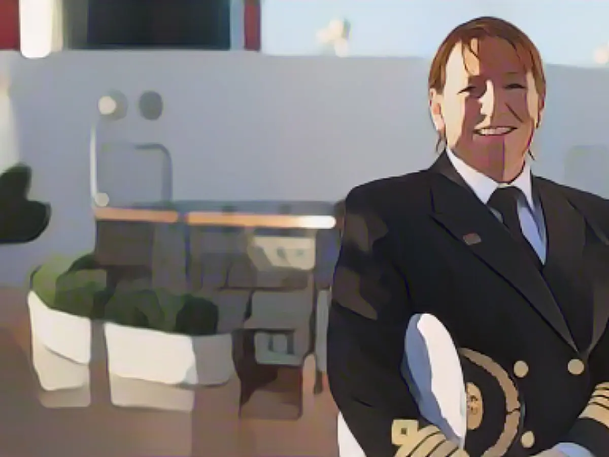 Kapitän Inger Thorhauge ist seit 2010 bei Cunard.