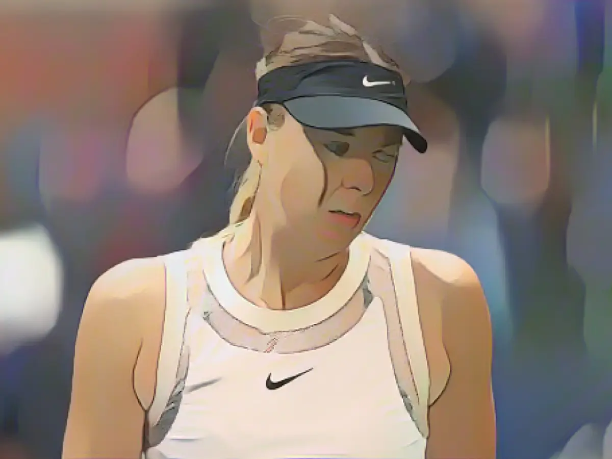 Sharapova verlor in der vierten Runde gegen die Lettin Anastasia Sevastova.