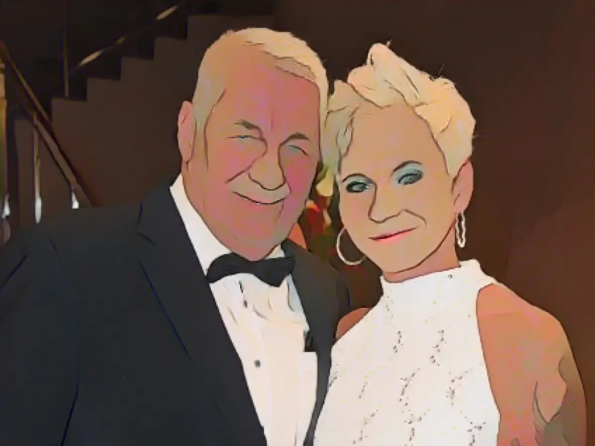 Heinz Hoenig and his wife Annika Heinz Hoenig and his wife Annika