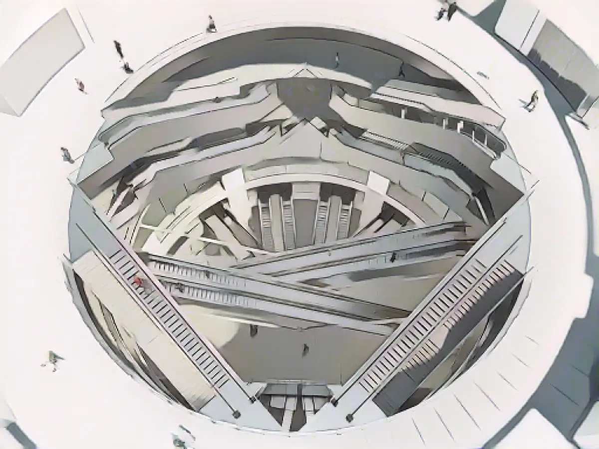 Un rendering che mostra l'aspetto di una parte della Gare Villejuif, una delle stazioni della nuova rete Grand Paris Express.