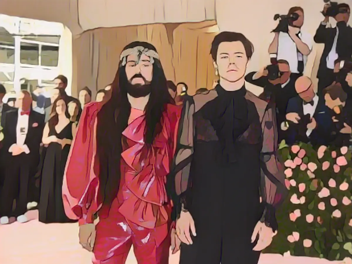 Alessandro Michele und Harry Styles nehmen an der Met Gala 2019 teil.