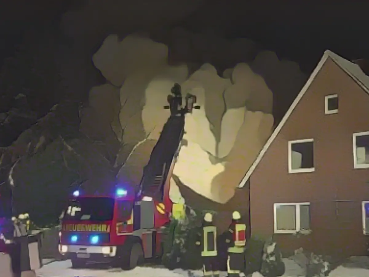 A grim scene unfolds as residents are alerted of the incident