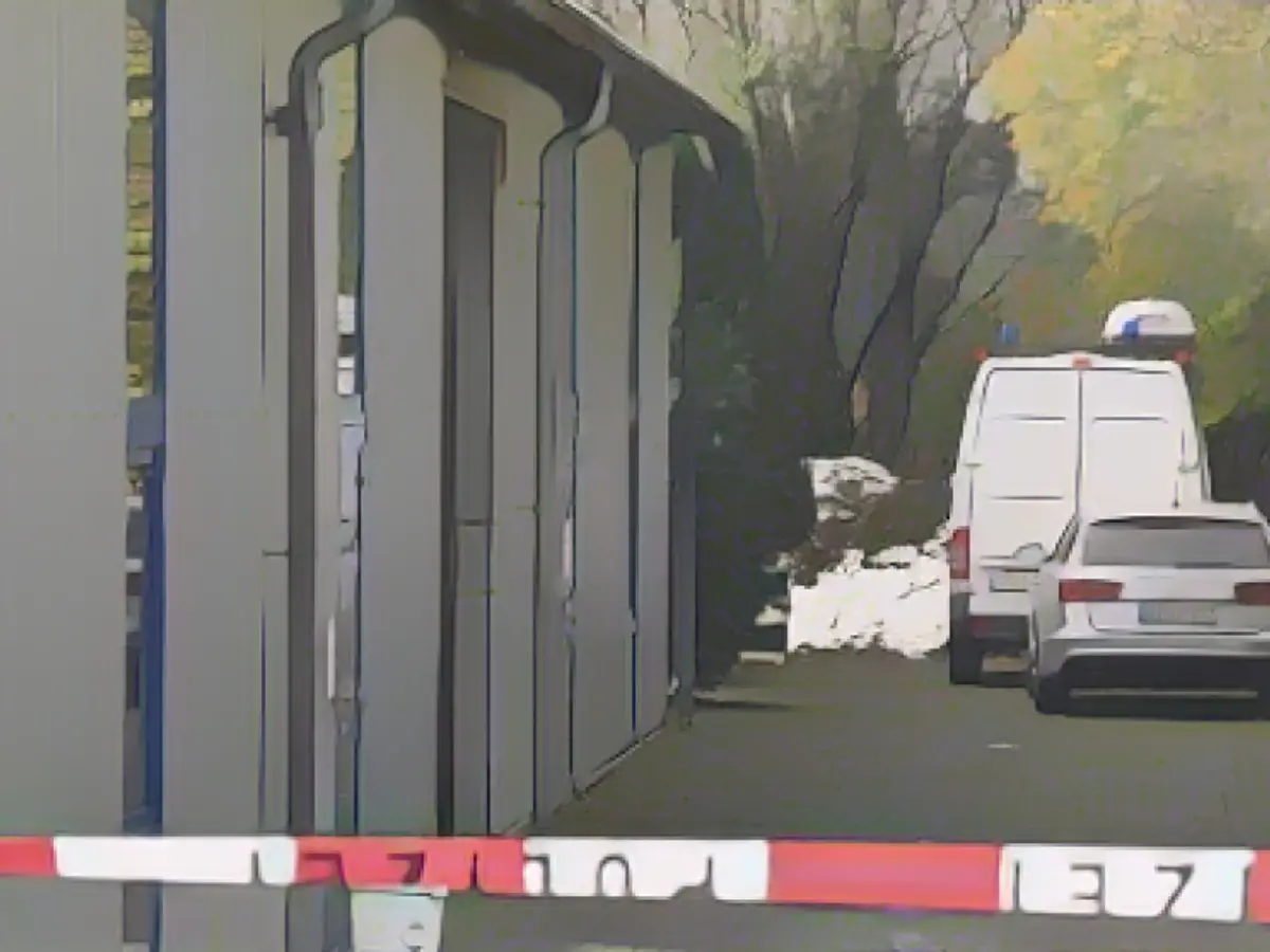 In this company building in Hüllhorst, the police encountered a tenant they knew nothing about