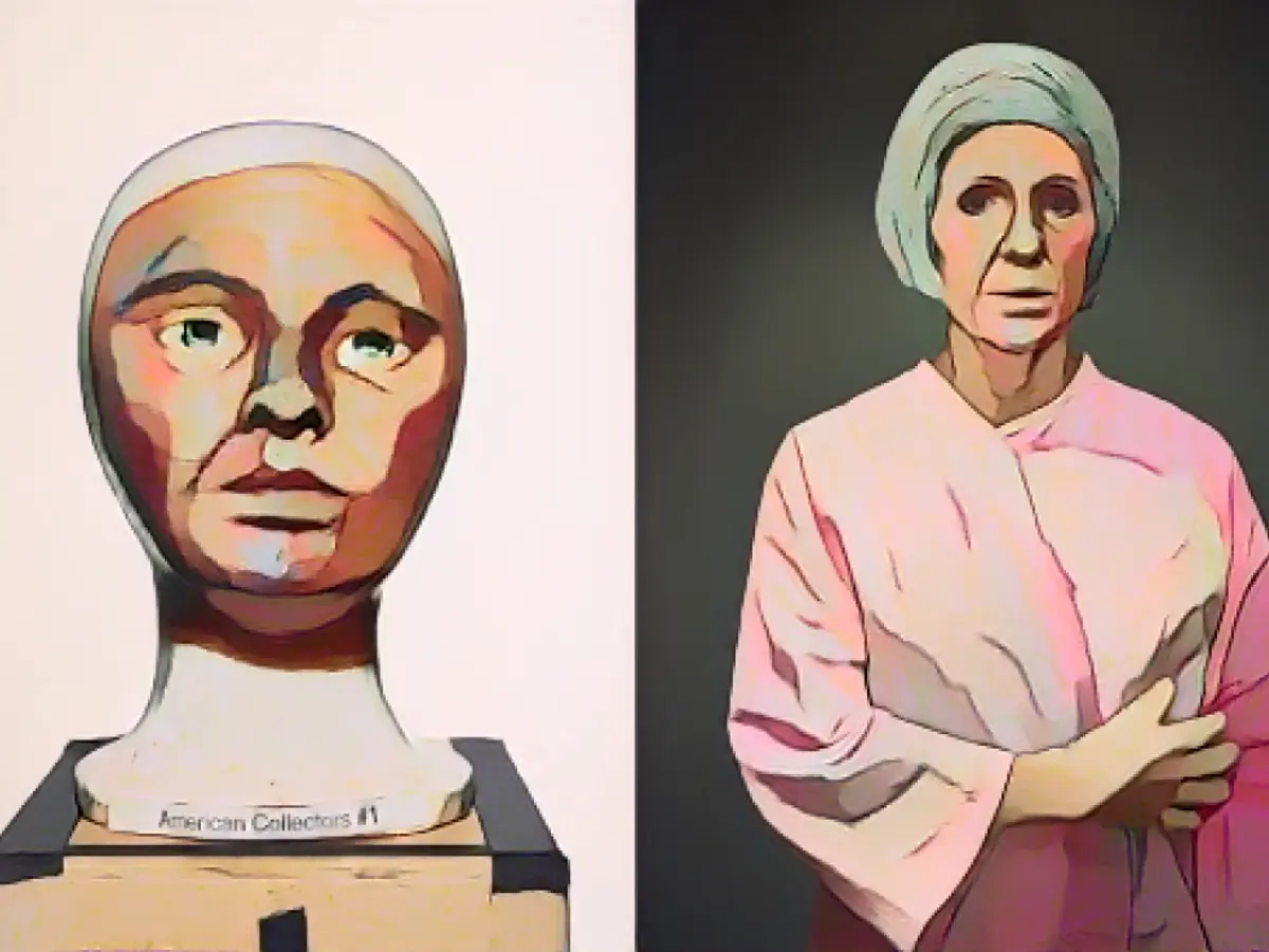 „Die Illusion hat etwas Staunen, weil das, was sie tun, so sorgfältig ausgearbeitet ist“, sagte Ralston. Im Bild: Marie in David Hockneys Gemälde „The American Collector Thea“ von 1968.