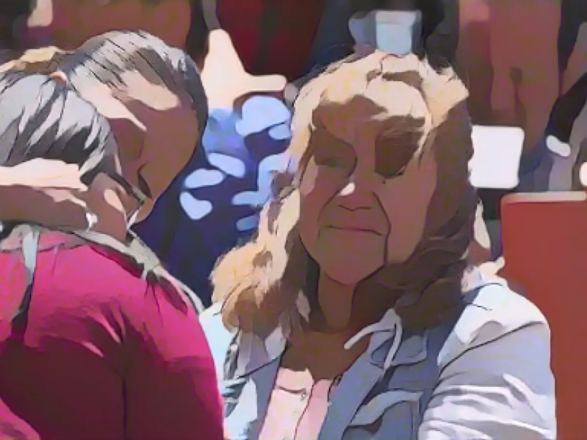 Emotional reunion: Sister Susana and mother Maria finally meet Gabby after nine long years Emotional reunion: Sister Susana and mother Maria finally meet Gabby after nine long years.