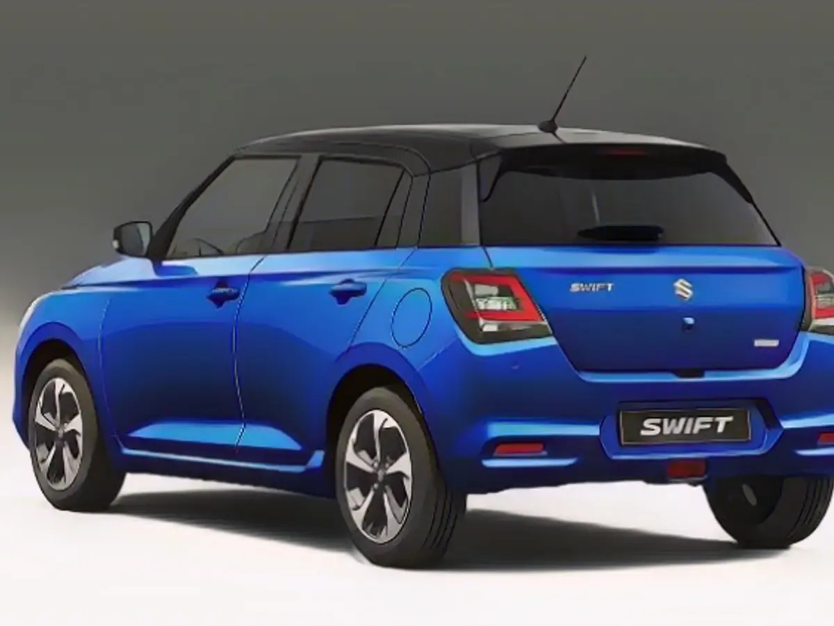 The handles on the rear doors of the new Swift have moved from the C-pillar back under the door shoulder.