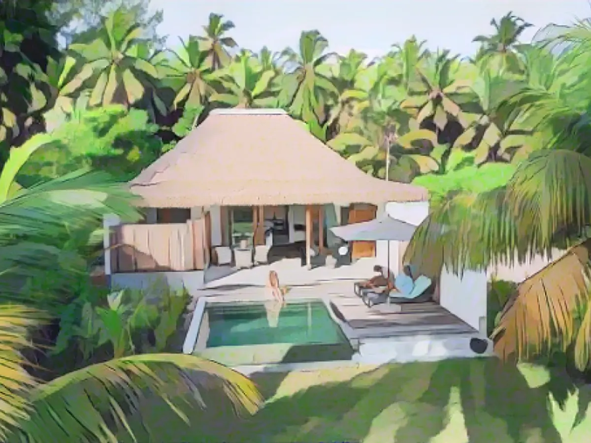 Alphonse Adası'ndaki villaların geceliği 1.000 dolardan başlayabilir.