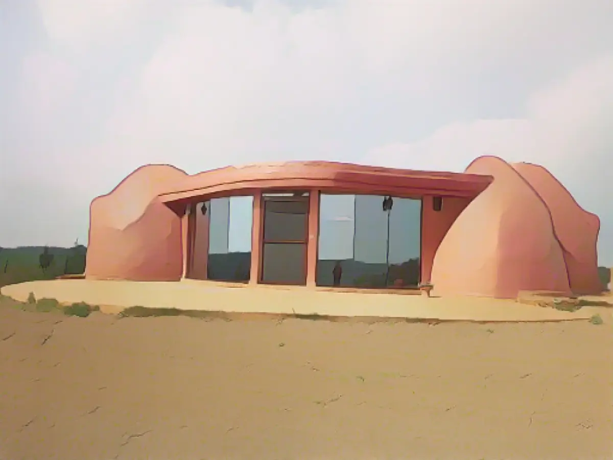 Un edificio Eco-dôme nel nord del Marocco.