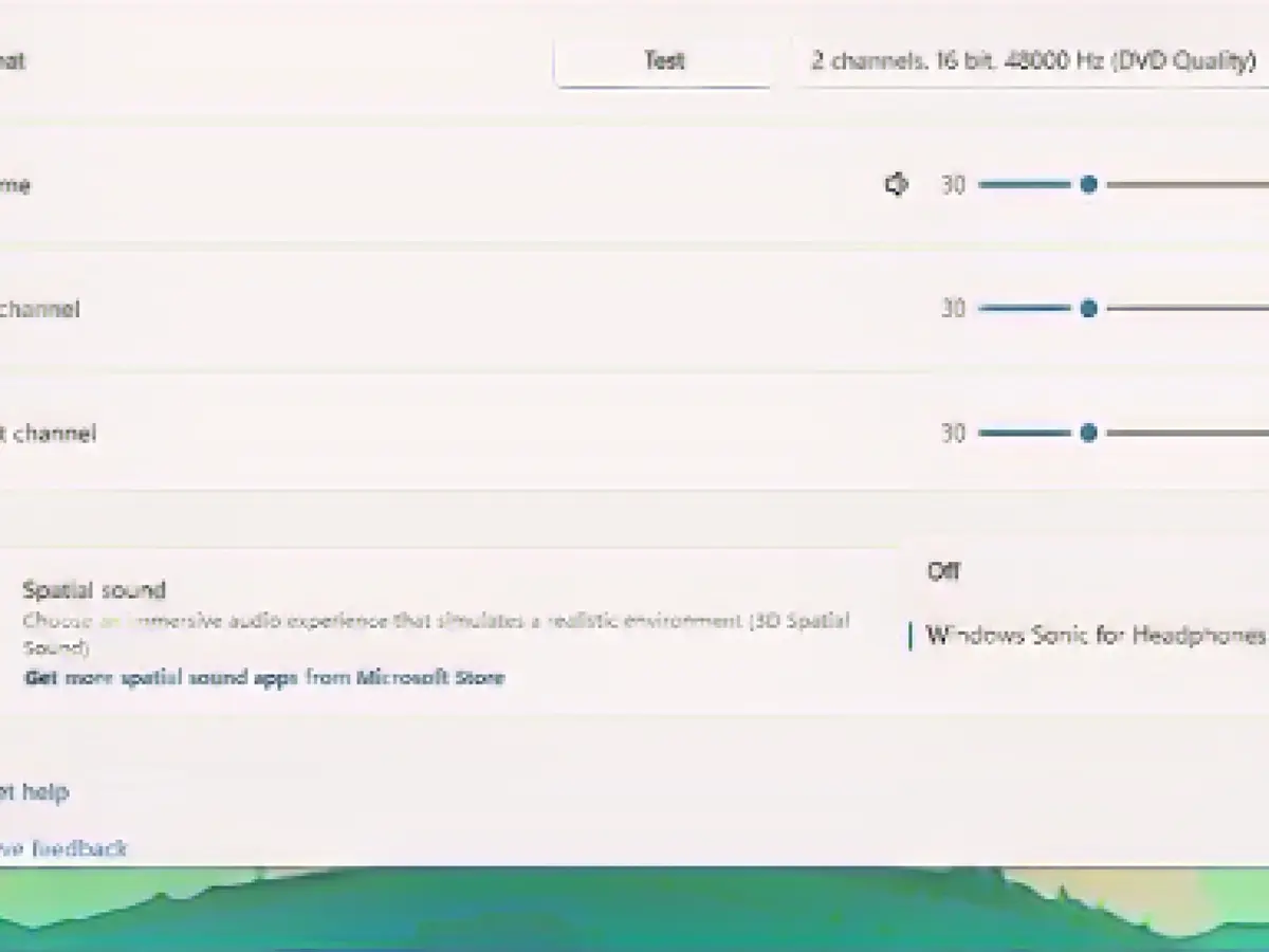 Auswählen von Raumklang in Windows 1 Aktivieren von Immersive Spatial Audio unter Windows 11