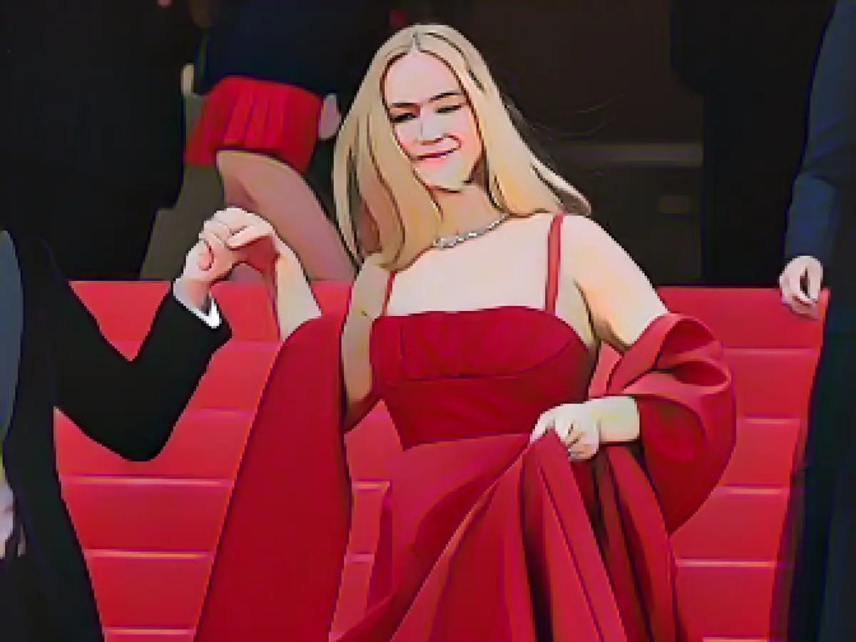 Jennifer Lawerence la Festivalul de Film de la Cannes 2023.