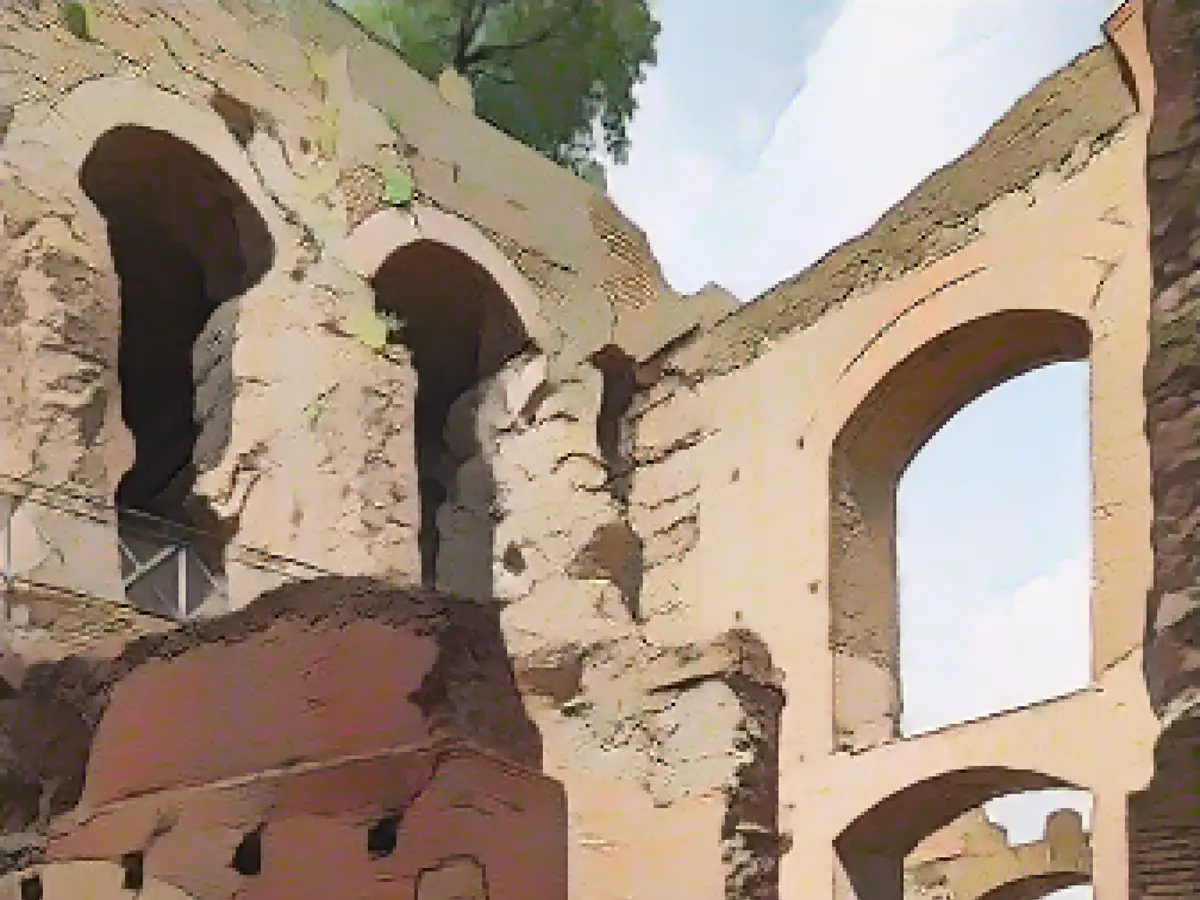 Archäologen haben einige Elemente des Tiberias-Palastkomplexes sorgfältig rekonstruiert.