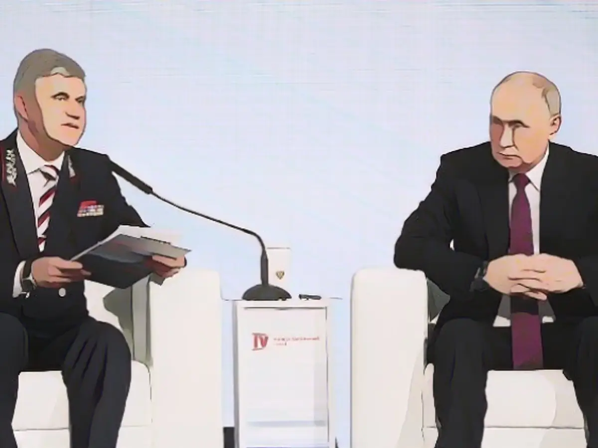 Putin presented the plans alongside Oleg Belosyorov, the head of Russian Railways.