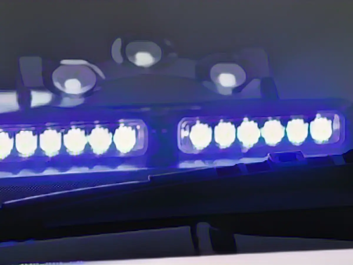 Police Motorcycle Windshield Emergency LED Light Bar