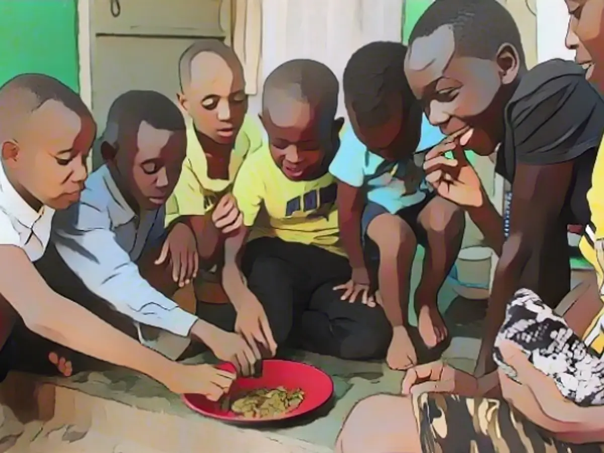 Locusts are a popular snack in Uganda - and not just at Christmas.