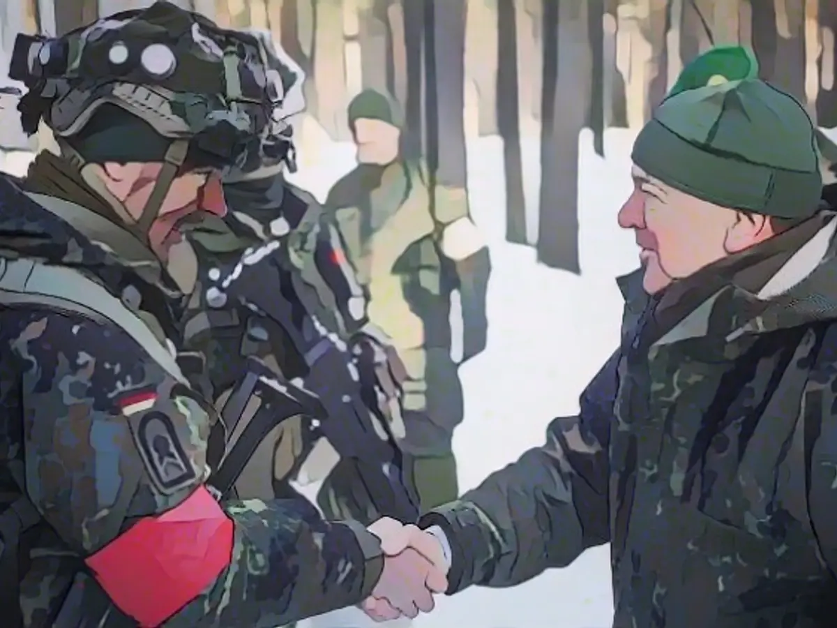 В марте министр обороны Писториус посетил германо-литовские учения в Литве.