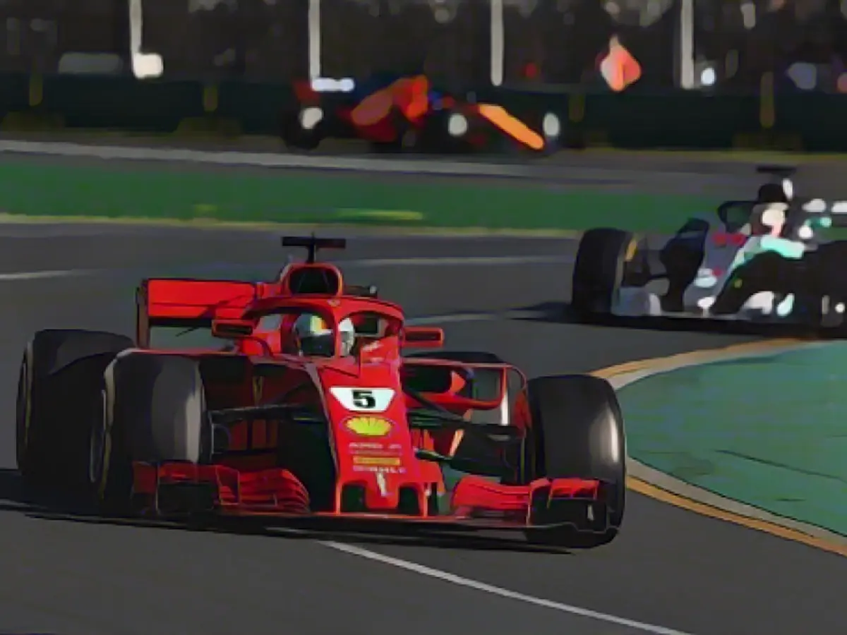 Себастьян Феттель воспользовался странным инцидентом с участием обеих машин американской команды Haas, чтобы выиграть гонку открытия сезона Формулы-1 2018 года в Австралии.