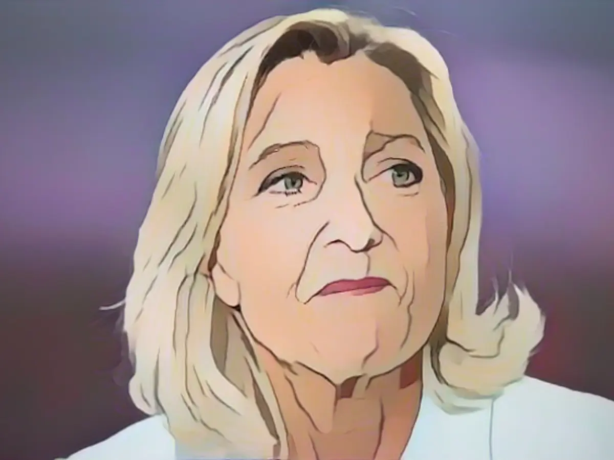 Leader of the Rassemblement National party: Marine Le Pen