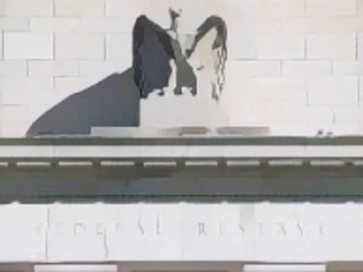 Marriner S. Eccles Federal Reserve Building in Washington, DC, 16. März 2022