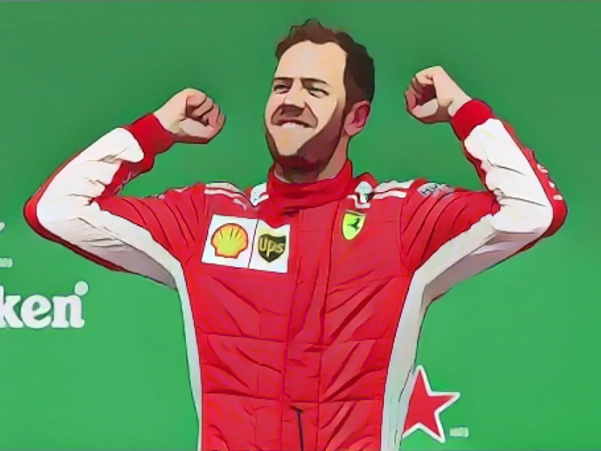 Sebastian Vettel krönte einen aufregenden Tag für Ferrari mit seinem 50. Karrieresieg und löste damit Lewis Hamilton an der Spitze der Meisterschaft ab.