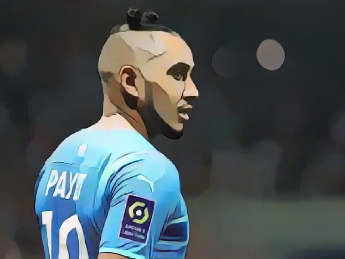 Payet durante la partita tra Nizza e Marsiglia.