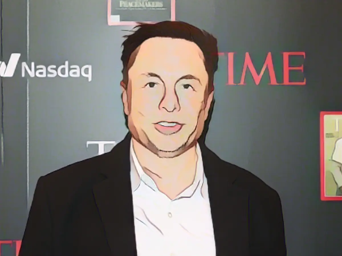 Musk la TIME Person of the Year pe 13 decembrie 2021.