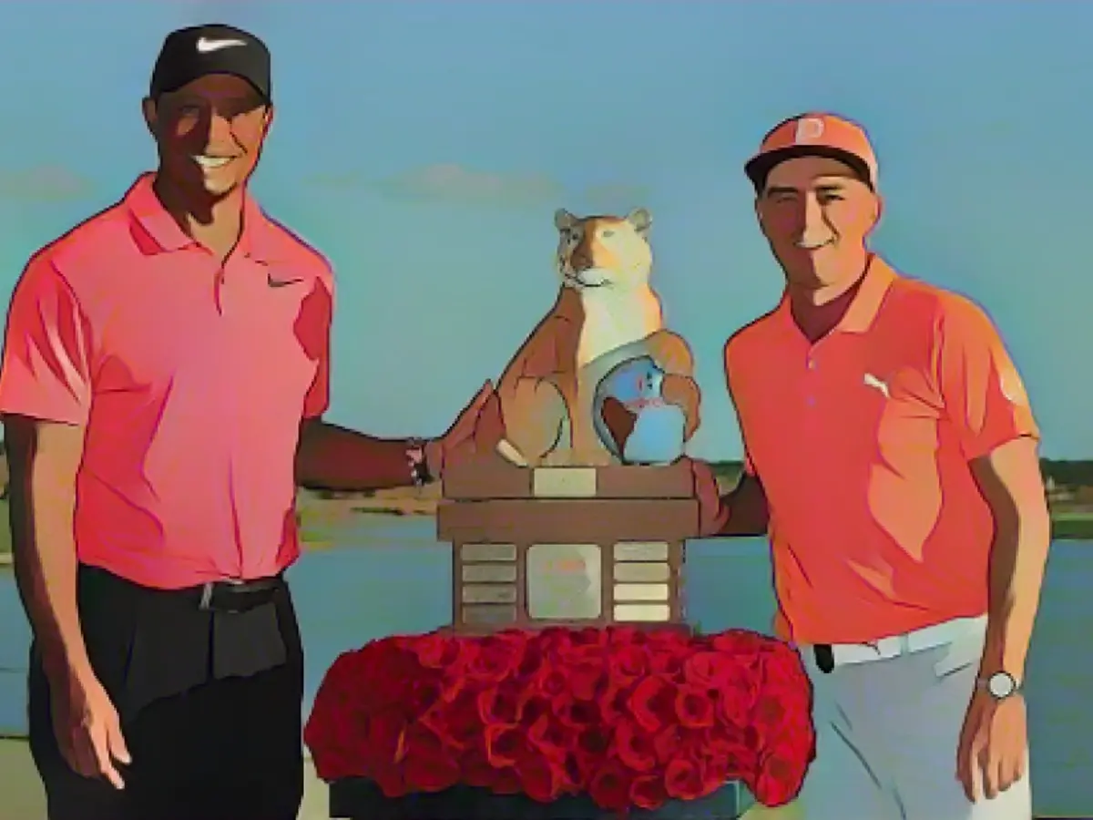 Woods fez um regresso promissor após 10 meses de ausência em dezembro, mas Rickie Fowler recebeu o troféu por ter ganho o Hero World Challenge, que beneficia a instituição de caridade de Woods.