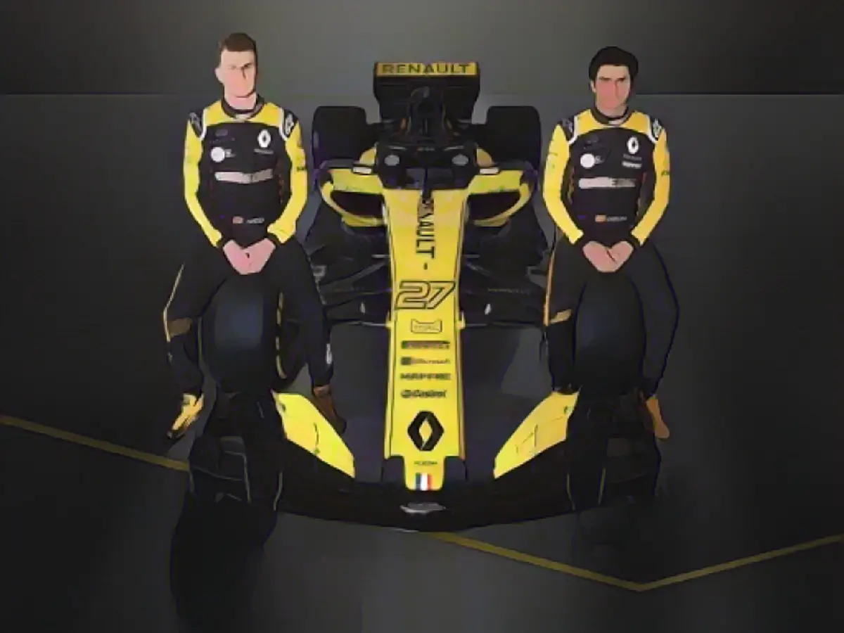 Nico Hulkenberg (Alemanha), Carlos Sainz Jr. (Espanha)