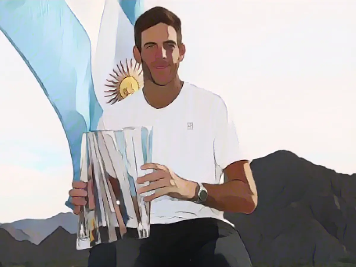 Juan Martin del Potro pôs fim à série de vitórias de Roger Federer em Indian Wells.