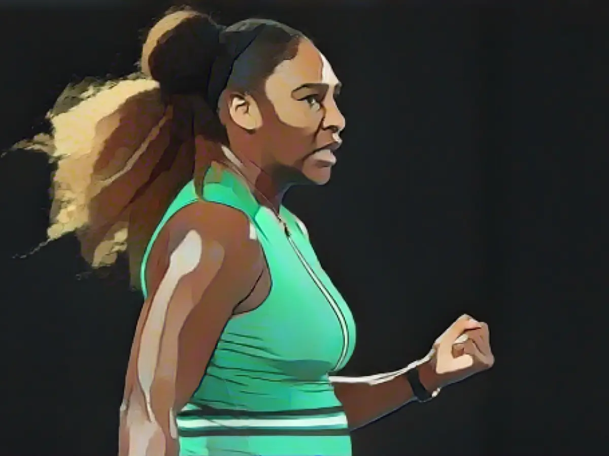 Serena Williams Avustralya Açık'ta Eugenie Bouchard'ı ezdi geçti.